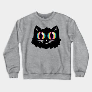 Queer Cat - Pansexual Crewneck Sweatshirt